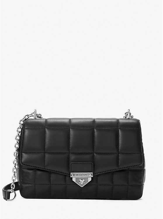 SoHo Extra-Large Quilted Leather Shoulder Bag | Michael Kors 30F0S1SL4L