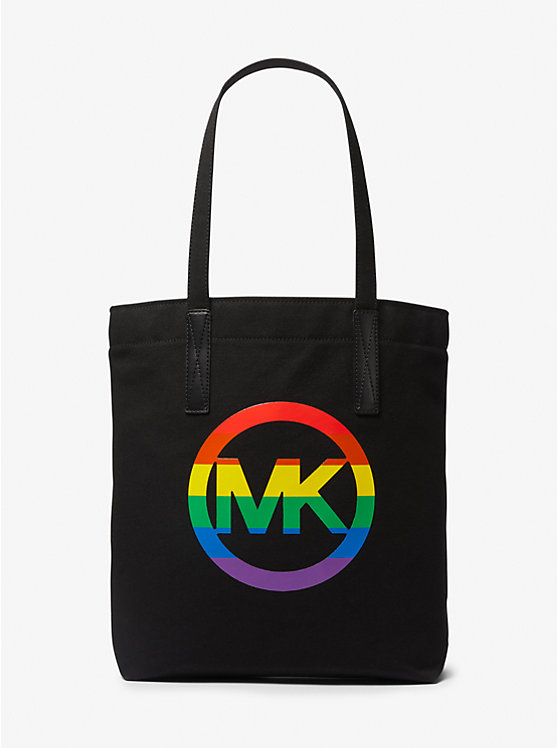 PRIDE Rainbow Logo Cotton Tote Bag | Michael Kors 30F3G7WT7C