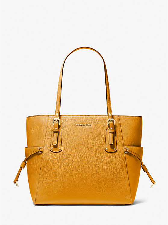 Voyager Small Pebbled Leather Tote Bag | Michael Kors 30H1GV6T8L