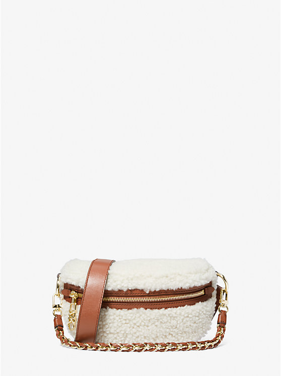 Slater Extra-Small Shearling Sling Pack | Michael Kors 30H3G04M0F