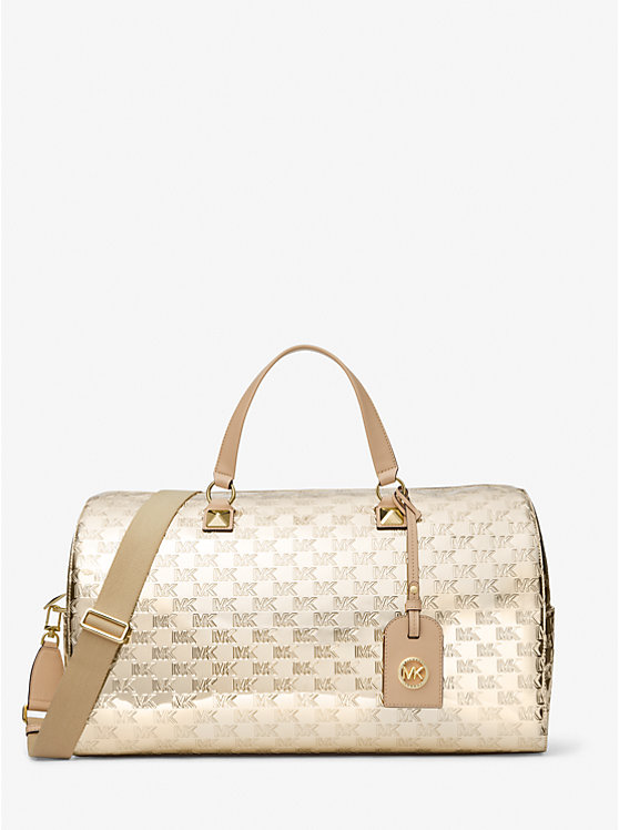 Grayson Extra-Large Logo Embossed Patent Weekender Bag | Michael Kors 30H3GGYU4O