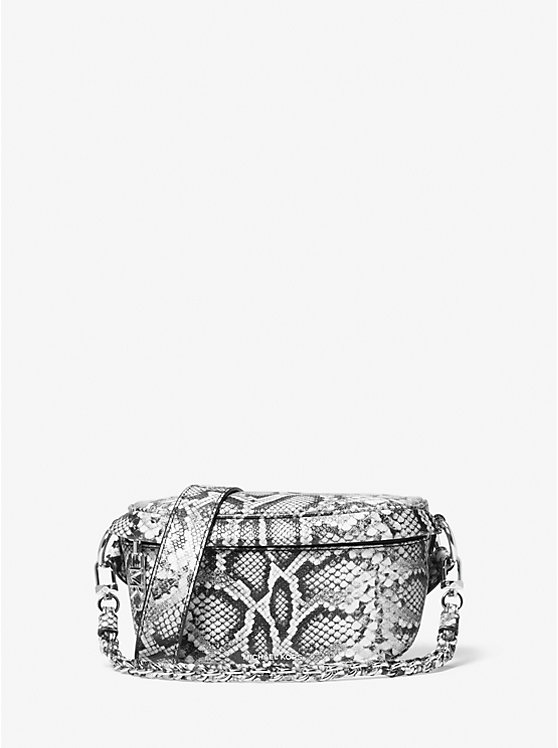 Slater Extra-Small Snake Embossed Leather Sling Pack | Michael Kors 30H3S04M0E