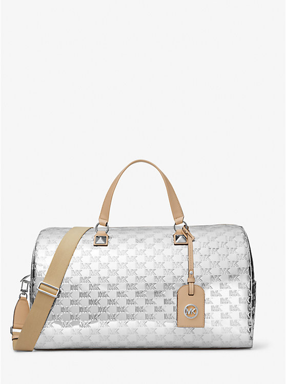 Grayson Extra-Large Logo Embossed Patent Weekender Bag | Michael Kors 30H3SGYU4O