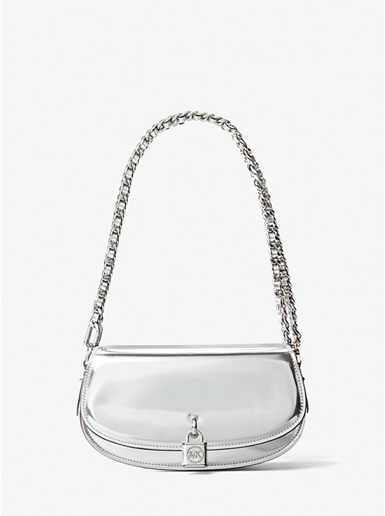 Mila Small Metallic Leather Shoulder Bag | Michael Kors 30H3SIMM1T