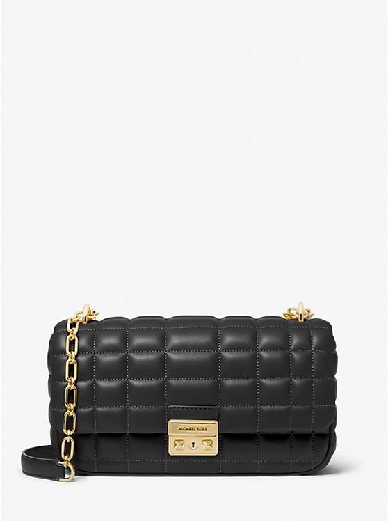 Tribeca Large Quilted Leather Shoulder Bag | Michael Kors 30R4G2RL7L
