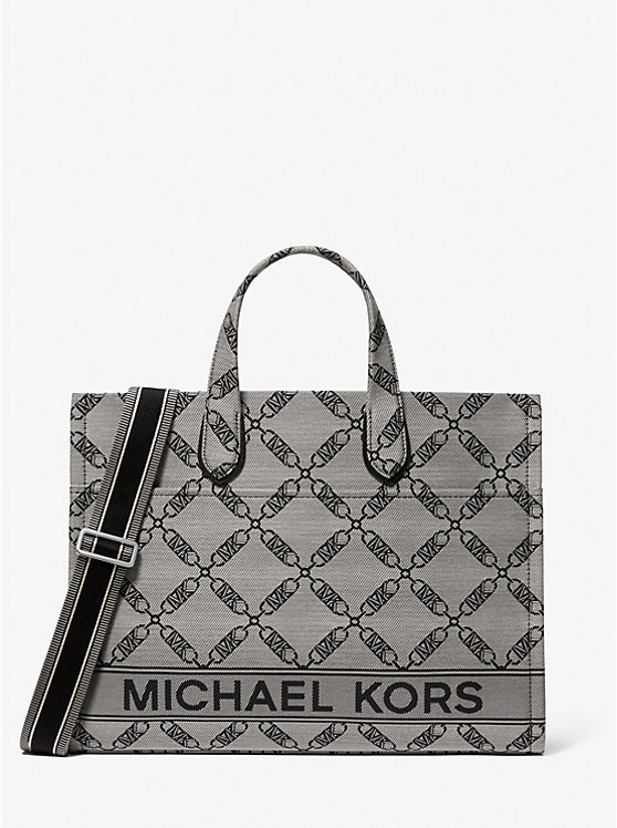 Gigi Large Empire Logo Jacquard Tote Bag | Michael Kors 30S3S3GT3J