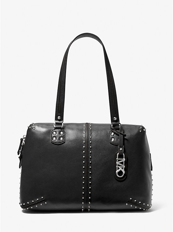 Astor Large Studded Leather Tote Bag | Michael Kors 30S3SATE3L