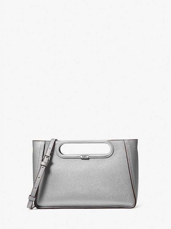 Chelsea Large Metallic Saffiano Leather Convertible Crossbody Bag | Michael Kors 30S3SCSC3M