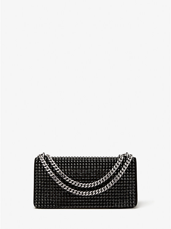 Christie Mini Crystal Embellished Suede Envelope Bag | Michael Kors 31F2MCHC1Y