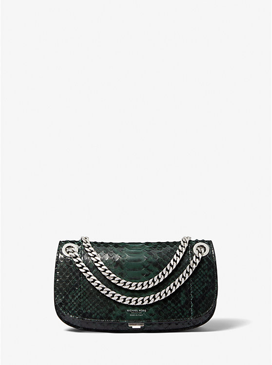 Christie Mini Python Embossed Leather Envelope Bag | Michael Kors 31F3MCHC1P