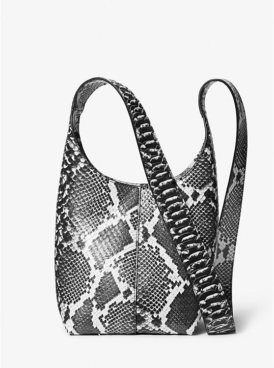 Dede Mini Python Embossed Leather Hobo Bag | Michael Kors 31F3MDEH1G