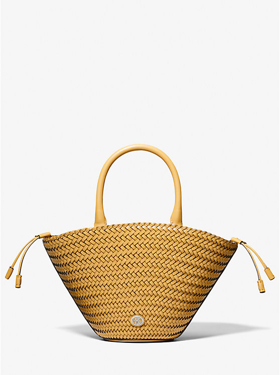 Audrey Woven Leather Market Bag | Michael Kors 31S2MDYC4T
