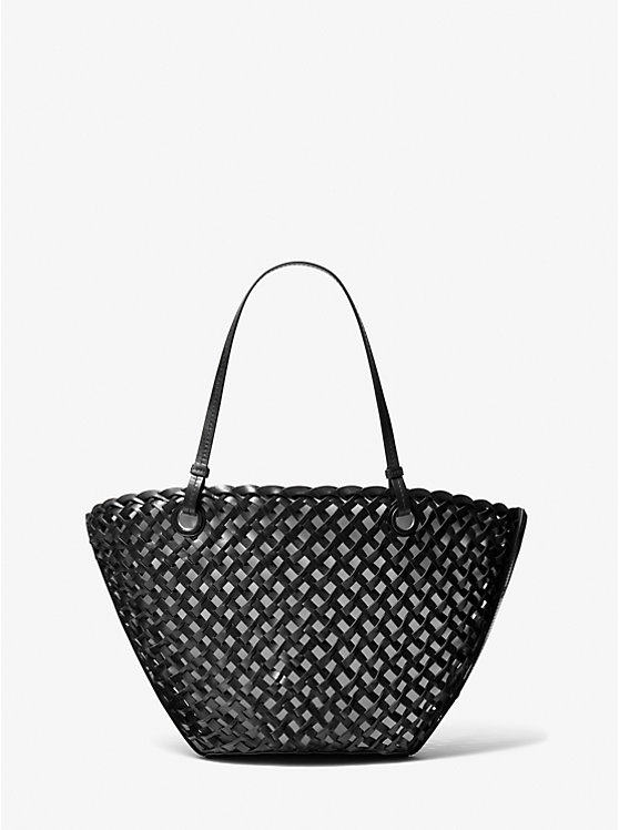 Isabella Medium Hand-Woven Leather Tote Bag | Michael Kors 31S2MSBT6L