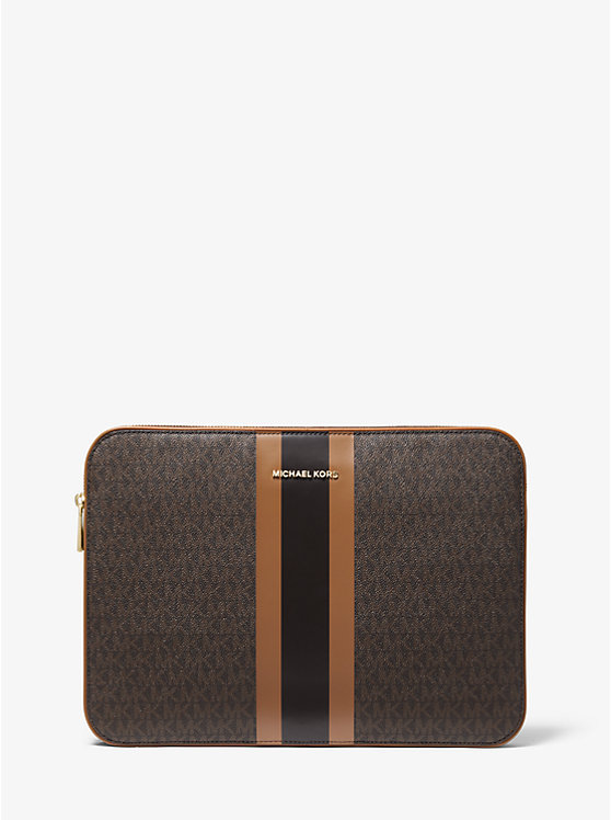 Jet Set Logo Stripe 13 Inch Laptop Case | Michael Kors 32H0GJ6T7B