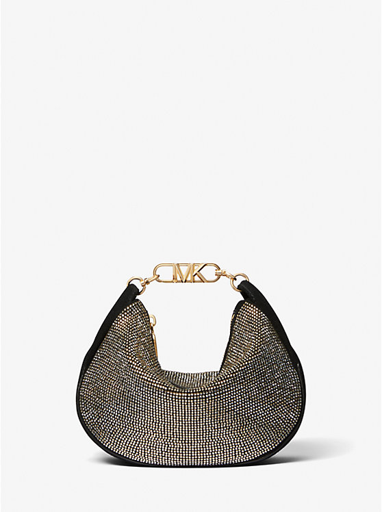 Kendall Small Embellished Suede Shoulder Bag | Michael Kors 32H3G8NC1S