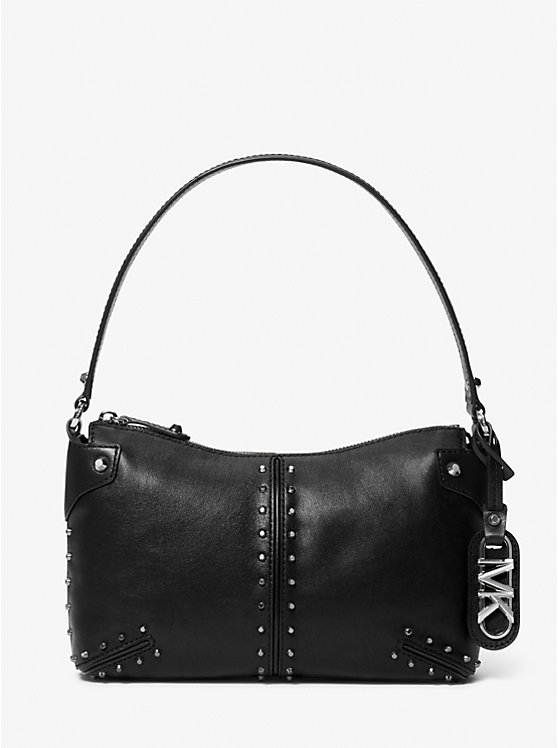 Astor Large Studded Leather Shoulder Bag | Michael Kors 32S3SATU3L