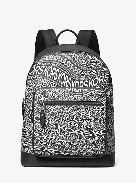 Hudson Graphic Logo Backpack | Michael Kors 33F3LHDB2P