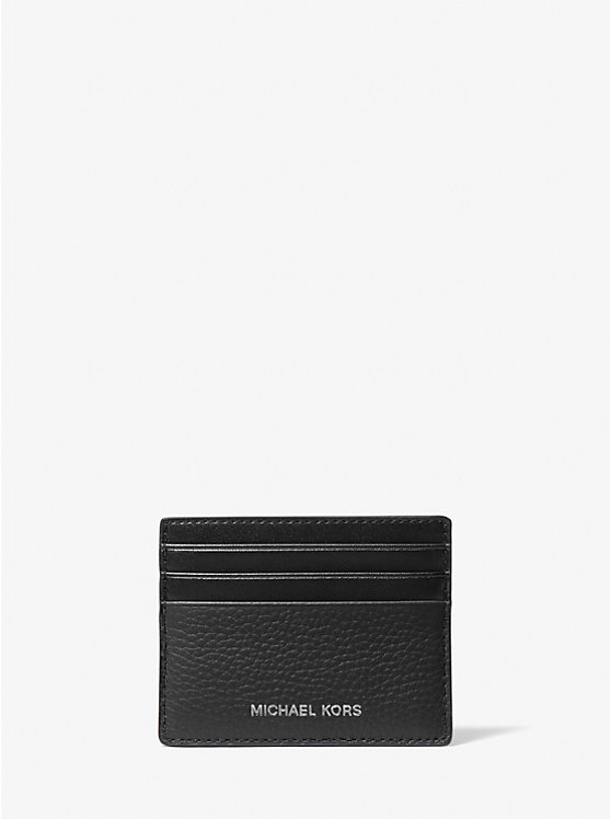 Hudson Pebbled Leather Card Case | Michael Kors 39S0LHDD2L