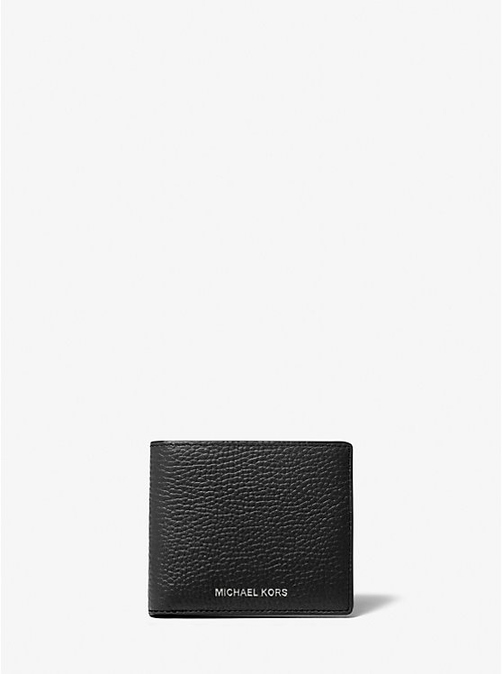 Hudson Pebbled Leather Slim Billfold Wallet | Michael Kors 39S0LHDF1L
