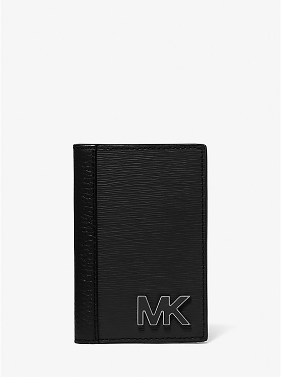 Hudson Leather Bi-Fold Card Case | Michael Kors 39S2MHDD1T