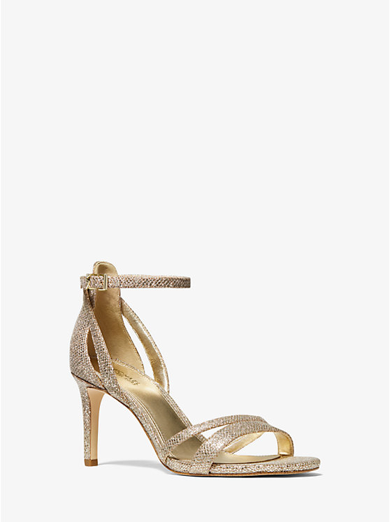 Kimberly Glitter Mesh Sandal | Michael Kors 40F0KBMA1D