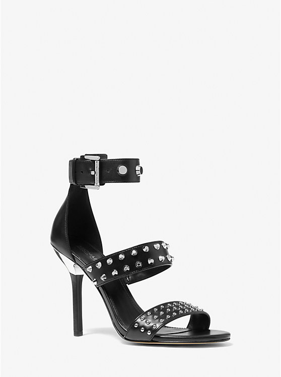 Amal Astor Stud Leather Sandal | Michael Kors 40F2AMHS2L