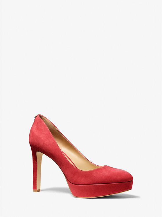 Chantal Suede Platform Pump | Michael Kors 40F2CNMP2S