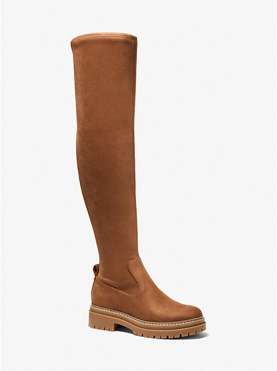 Cyrus Faux Stretch Suede Over-The-Knee Boot | Michael Kors 40F2CYFB5S