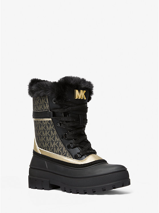 Ozzie Metallic Logo Boot | Michael Kors 40F2OZFB5B