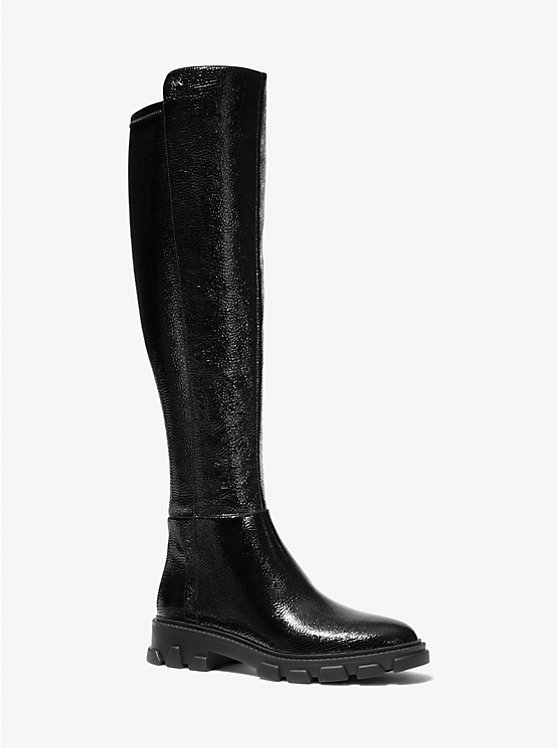 Crackled Faux Patent Leather Boot | Michael Kors 40F2RIFB5B