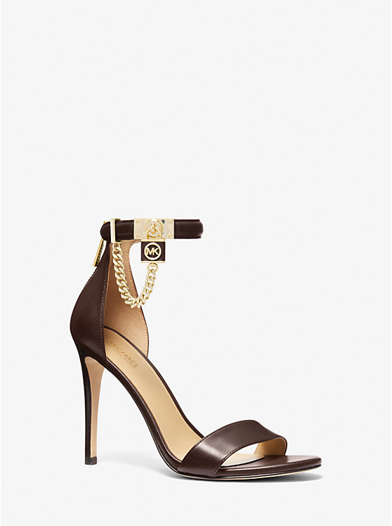 Hamilton Embellished Leather Sandal | Michael Kors 40F3HAHS1L