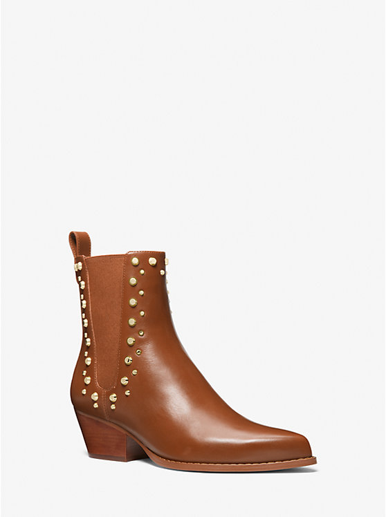 Kinlee Astor Studded Leather Ankle Boot | Michael Kors 40F3KNME7L