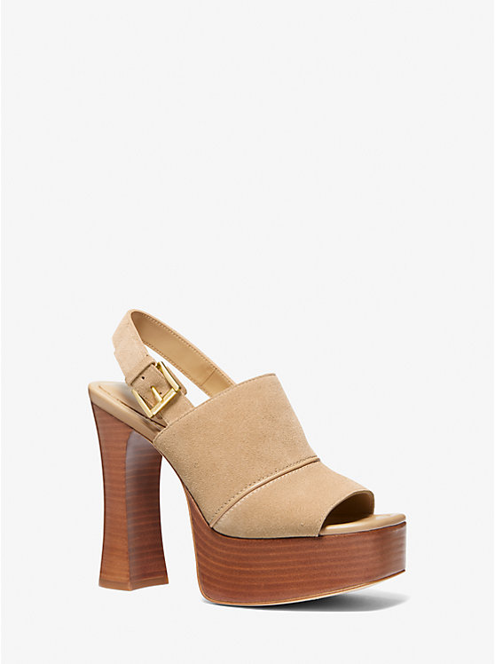 Rye Suede Platform Sandal | Michael Kors 40F3RYHS2S