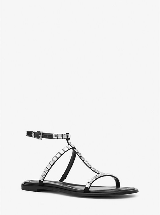 Celia Crystal Embellished Flat Sandal | Michael Kors 40H3CIFA2S