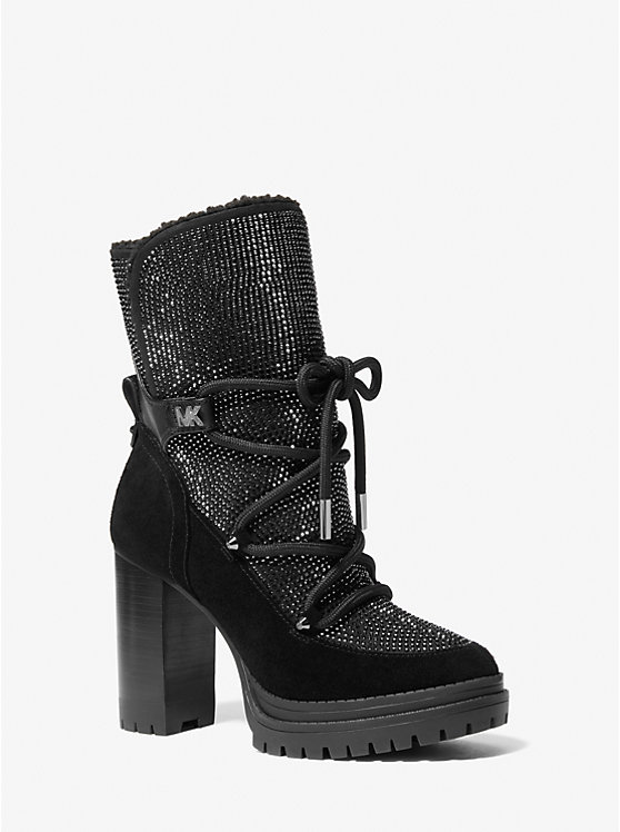 Culver Embellished Lace-Up Boot | Michael Kors 40H3CVHE5S