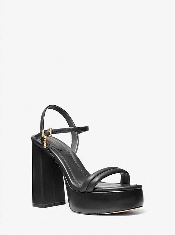 Laci Leather Platform Sandal | Michael Kors 40H3LCMS1L