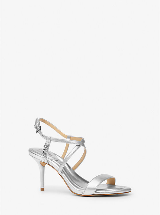 Veronica Metallic Leather Sandal | Michael Kors 40H3VRMS1M