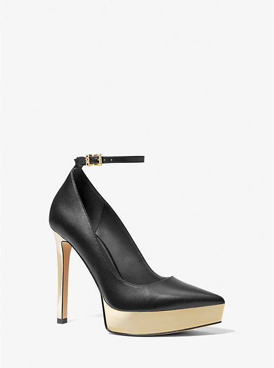 Xenia Leather Platform Pump | Michael Kors 40H3XEHP2L