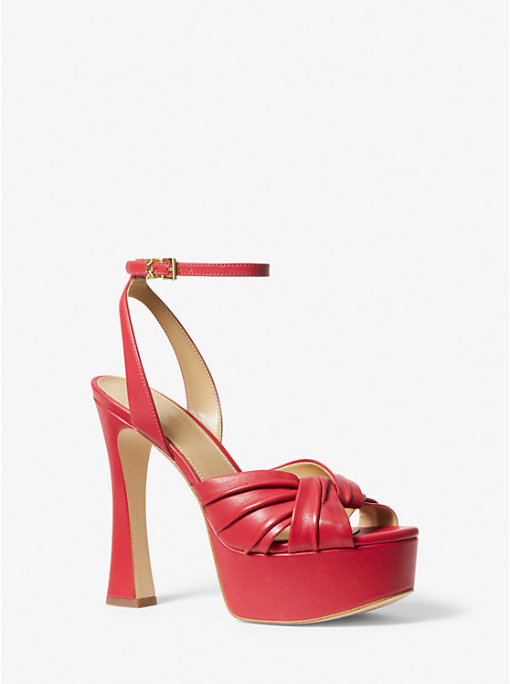 Selena Leather Platform Sandal | Michael Kors 40R2SLHS1L