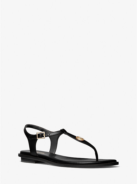 Mallory Leather T-Strap Sandal | Michael Kors 40S1MAFA2L