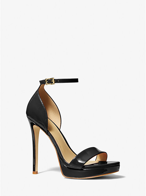 Jordyn Patent Leather Platform Sandal | Michael Kors 40S2JOHA1A