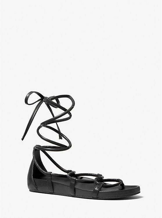 Vero Faux Leather Lace-Up Sandal | Michael Kors 40T2VRFA1L