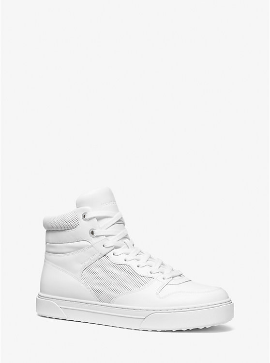 Barett Leather High-Top Sneaker | Michael Kors 42F3BRFE5L