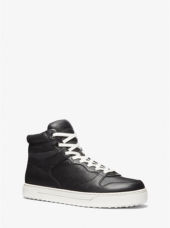 Barett Leather High-Top Sneaker | Michael Kors 42F3BRFE6L