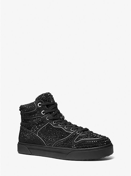 Barett Embellished Scuba High-Top Sneaker | Michael Kors 42H3BRFE5D