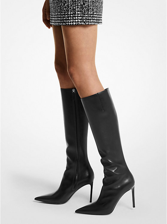 Tatjana Leather Boots | Michael Kors 46F2TRHB1L