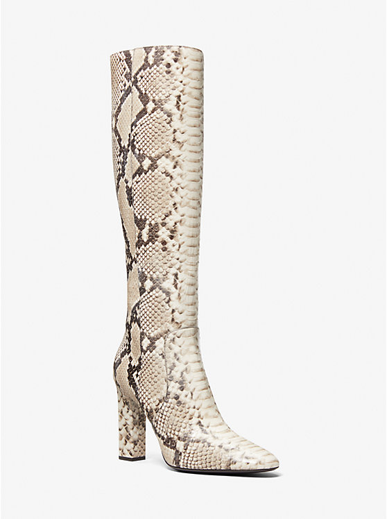 Carly Python Embossed Leather Boot | Michael Kors 46F3CLHB2P