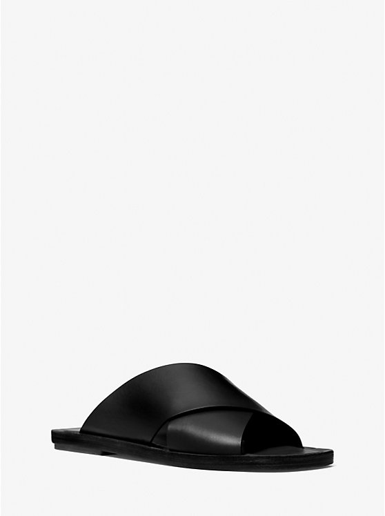 Ruth Leather Slide Sandal | Michael Kors 46S1RUFA1L