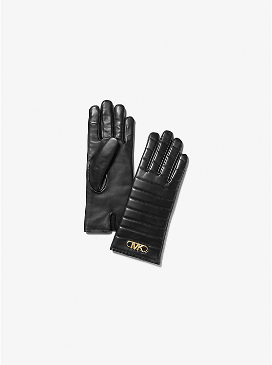 Quilted Leather Gloves | Michael Kors 538861