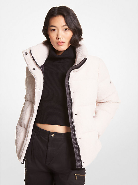 Faux Shearling Quilted Puffer Jacket | Michael Kors 77Q1215M52